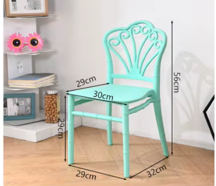 Lot de 50 chaises enfants en résine – Colorées et empilables : royal