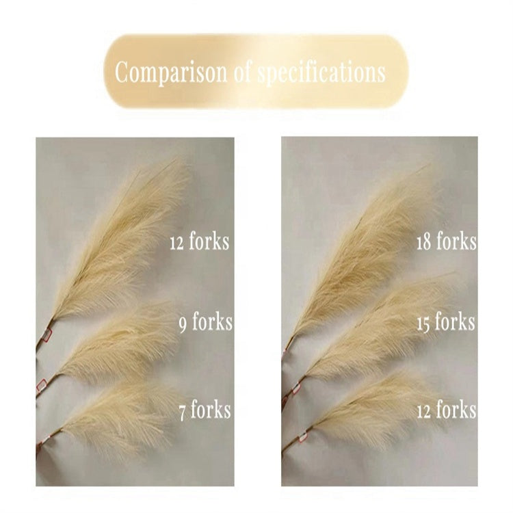Lot de 50 tiges de pampa artificiel 12 Forks