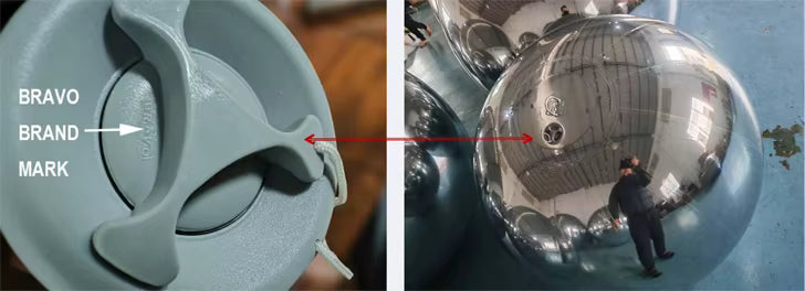 Boule Miroir Gonflable