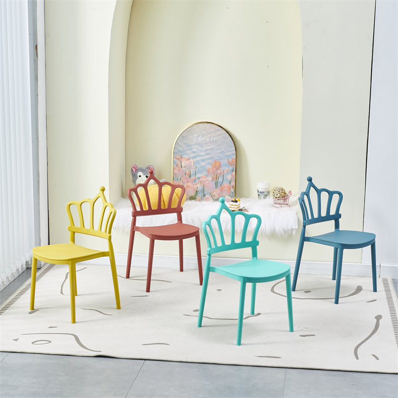 Lot de 50 chaises enfants en résine – Colorées et empilables : royal