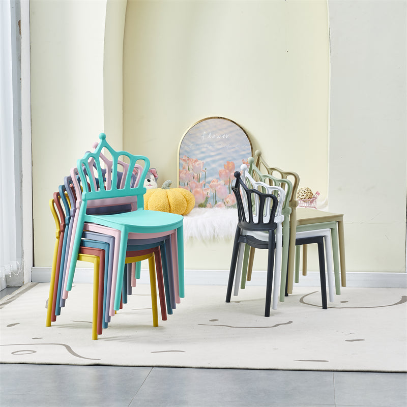 Lot de 50 chaises enfants en résine – Colorées et empilables : royal