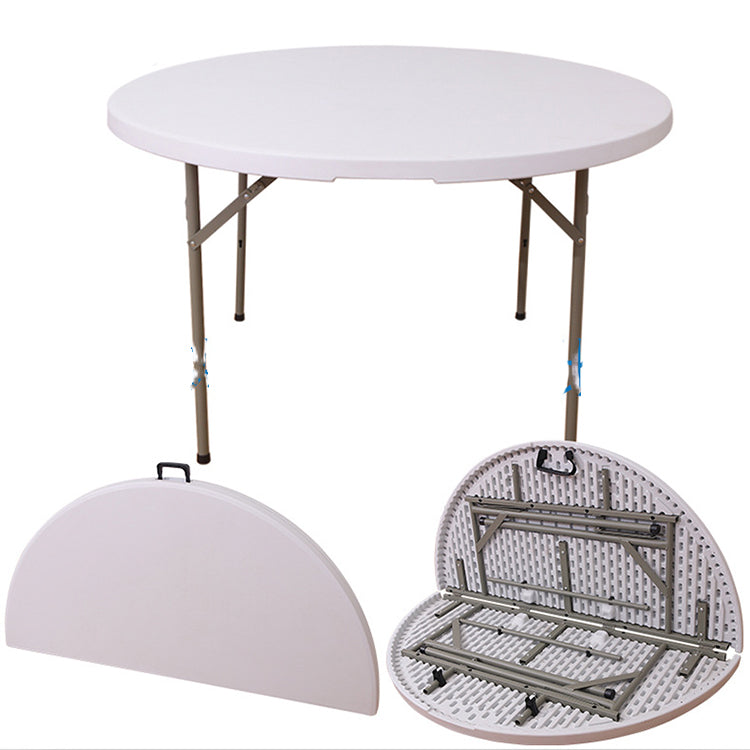 Lot de 5 tables rondes pliantes – 183 x 74 cm