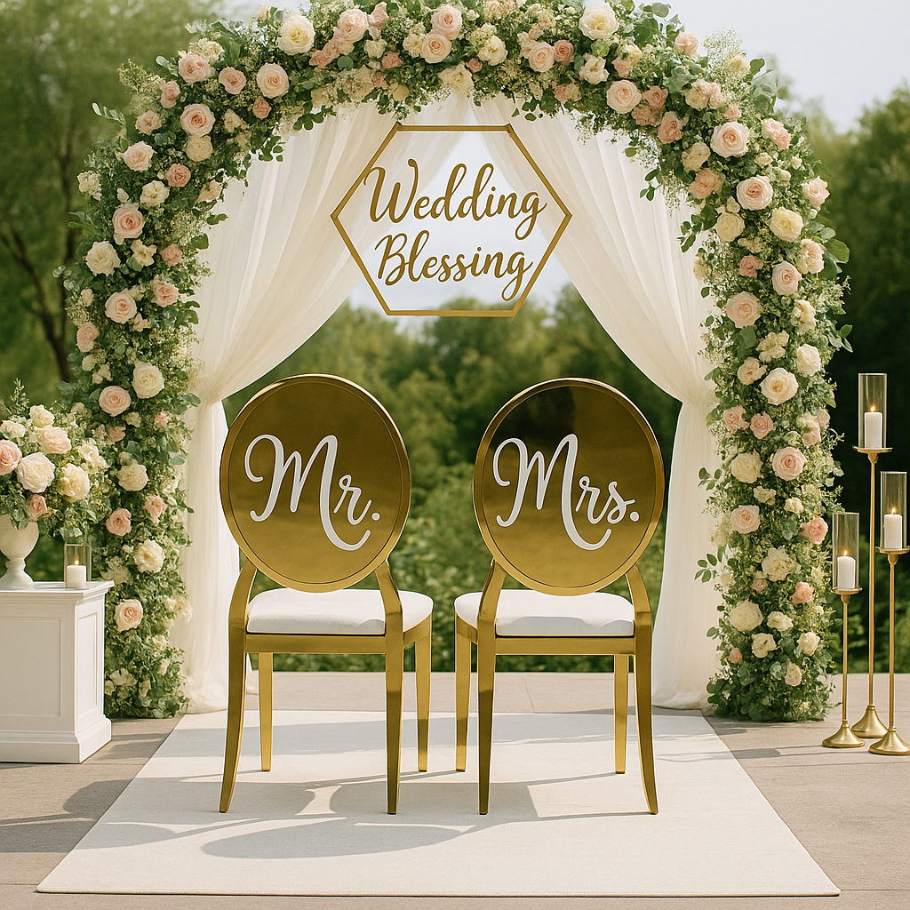 2 chaises Mr. & Mme