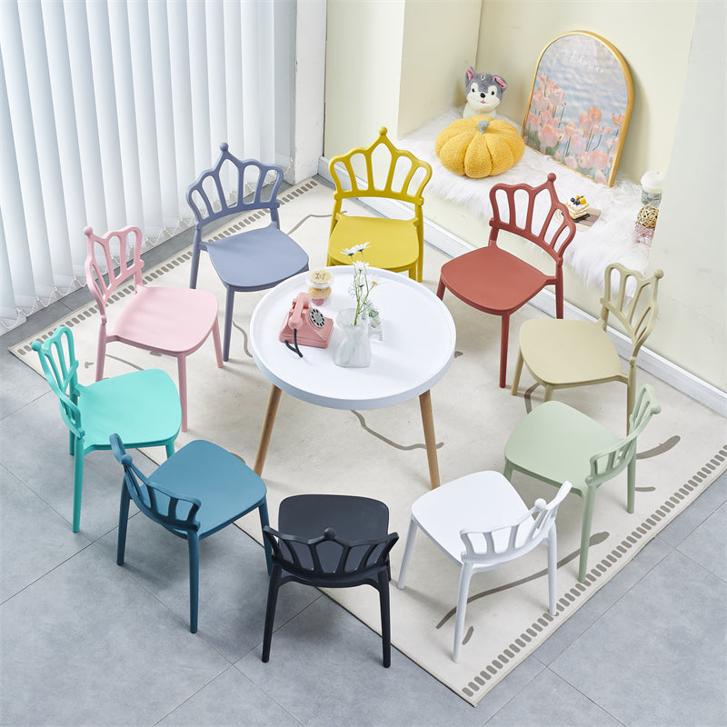 Lot de 50 chaises enfants en résine – Colorées et empilables : royal